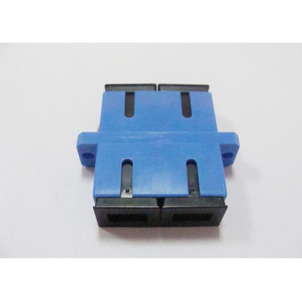 SC UPC singlemode duplex blue Fiber Optic Adapter Flange