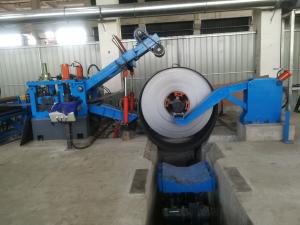 25 Tons Single Drum Uncoiler Machine Hydraulic Expansion And Contraction