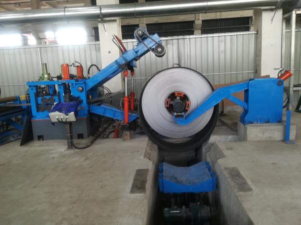 Quality 25 Tons Single Drum Uncoiler Machine Hydraulic Expansion And Contraction for sale