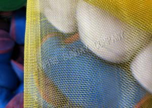 China 3.6m Width And 16x16 Eyes Nylon Mesh Net With Red And White Edge Blue on sale