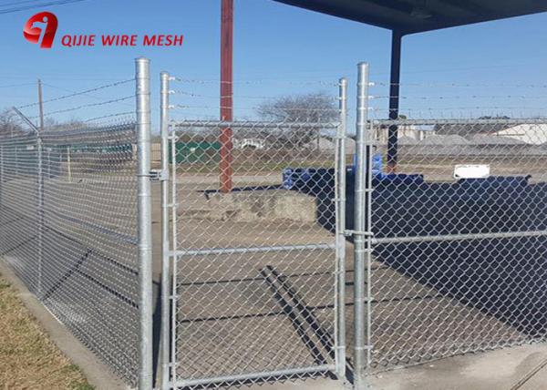 Quality Flexible Six Foot Chain Link Fence Fabric Corrosion And Rust Resistance for sale