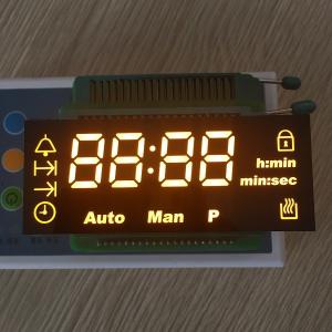 Buy cheap 10.7mm Character Height Custom LED Display Ultra Amber For Digital Oven Timer product