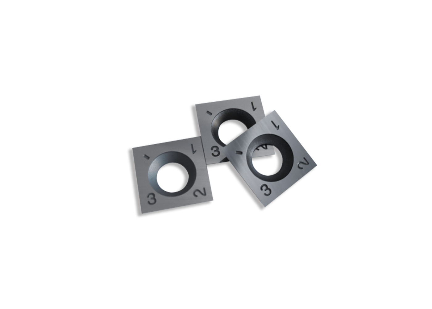 100% Tungsten Carbide Raw Material Anti Corrosive Solid Carbide Lathe Inserts High Stability