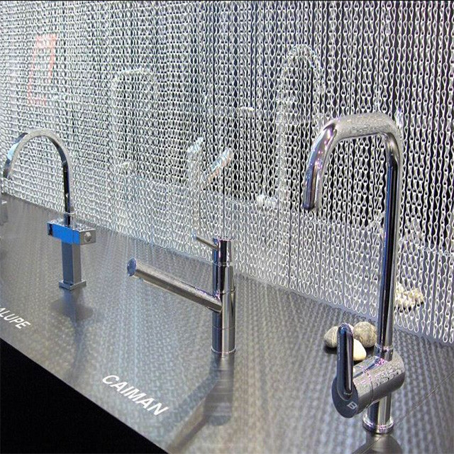 Aluminum Chain Link Curtain for hanging ceiling partition