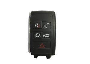 Buy cheap 434MHz 5 Button Auto Key Fob / Land Rover Remote Key Plastic Black Color product