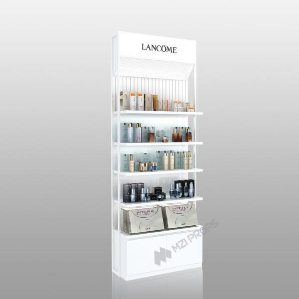 ZhMS-V8 Adjustable Height Vip Product Storage Cabinet with White Acrylic Edges