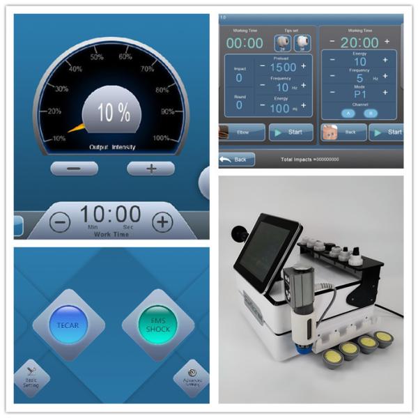 3 In 1 Double Wave Physical Therapy Shock Machine , Shockwave Therapy ED Machine