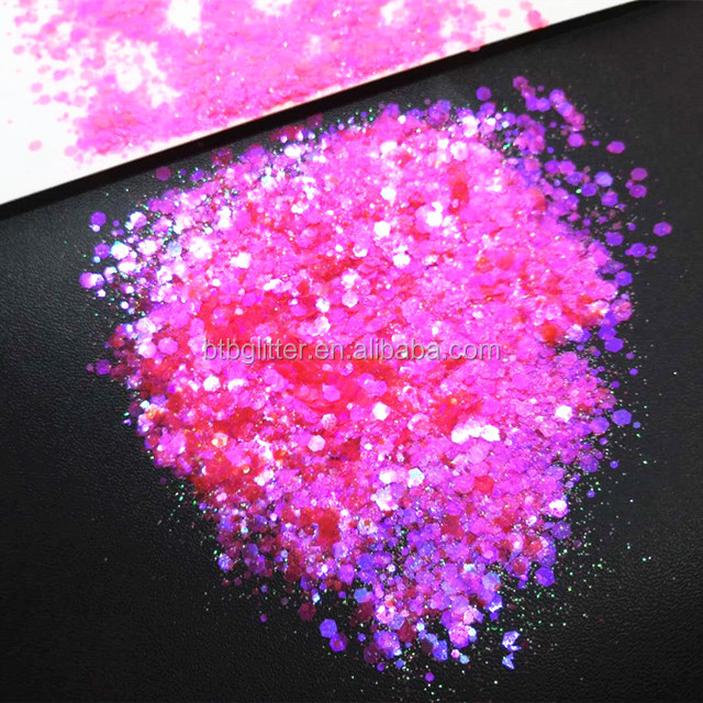 Add a Touch of Sparkle to Your Tumbler Slime with Iridescence Chunky Mixed Glitter Powder
