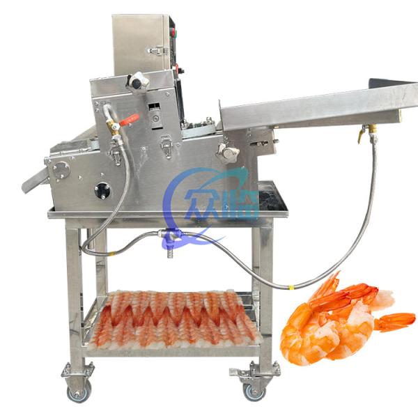 Quality Semi Automatic Shrimp Cutting Machine Stainless Steel Practical for sale
