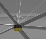 Big 24ft Explosion Proof Axial Hvls High Volume Low Speed Fans
