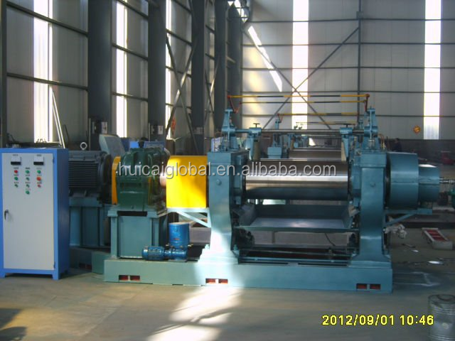 Open Mill for Rubber Compound Mixing on Two Rolls Customer's Specification