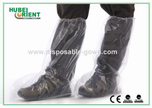 China Factory Transparent PE Plastic Boot Cover Disposable Lightweight Waterproof on sale