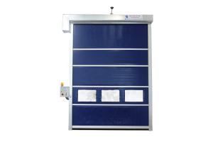 Custom Sliding Industrial High Speed Door , Production Line Roll Up Security Gate