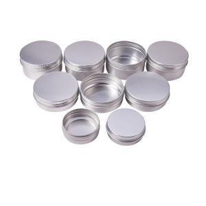 Buy cheap Screw Cap Empty Aluminum Cream Jar 15ml - 100ml Customized Capacity product