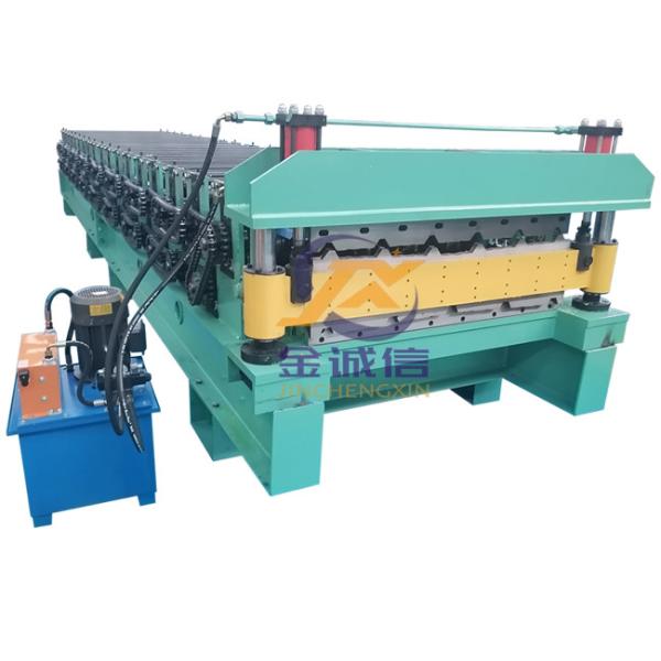 Quality 0.3-0.8mm Double Layer Roll Forming Machine Metal Roof Making Machine for sale