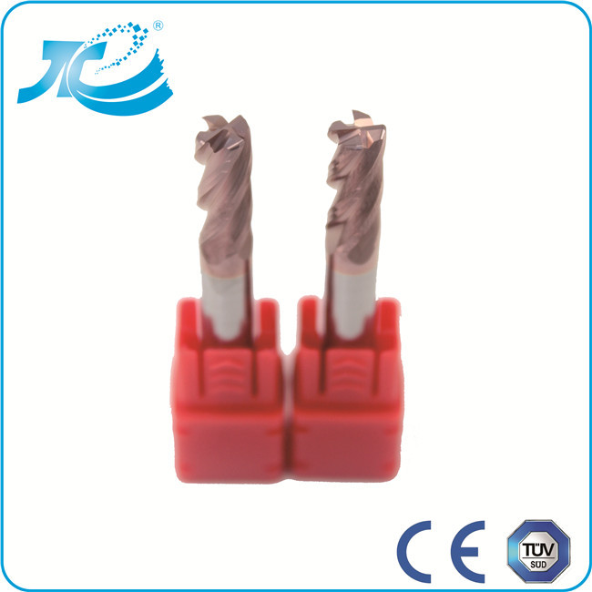CNC Cutting Tools Corner Radius End Mill , 4 Flute End Mill
