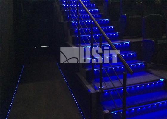 Quality LED Warm White Cinema Step Light 0.5 - 3 Meters Length For Brighten Floor for sale