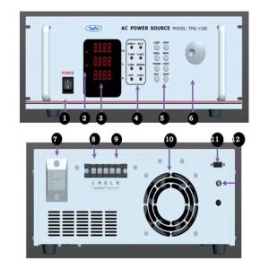 OEM Programmable DC AC Power Source Supply High Voltage 0-300V