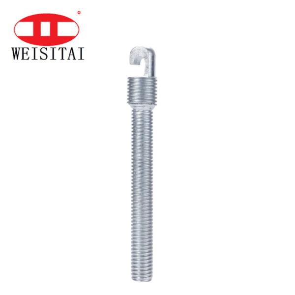 Quality Q235 Solid 34mm Galvanized Scaffolding Parts All Thread Rod for sale