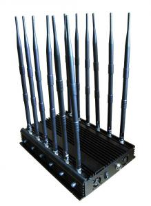 China Hotsale All bands cell phone jammer with 12 long omnidirectional antennas on sale