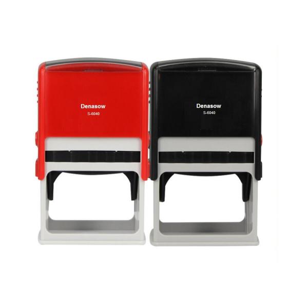 NEW Arrival Denasow Rectangle 60x40MM Self-inking DIY Rubber Stamp