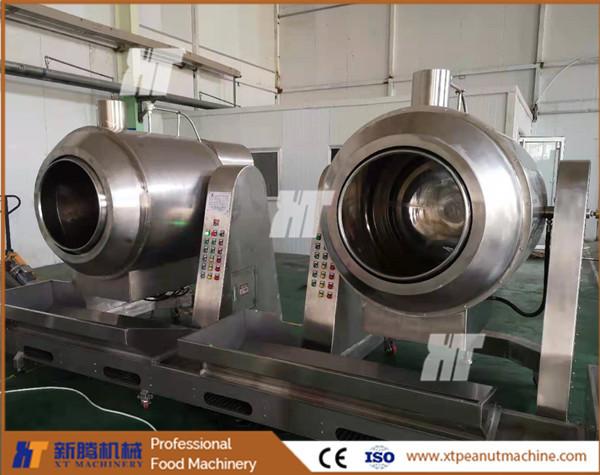 Quality Automatic Temperature Control Candy Coater 80kg Drum Coating Machine for sale