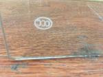Patterned Toughened Safety Glass Various Thickness Solid Structure Flat Shape