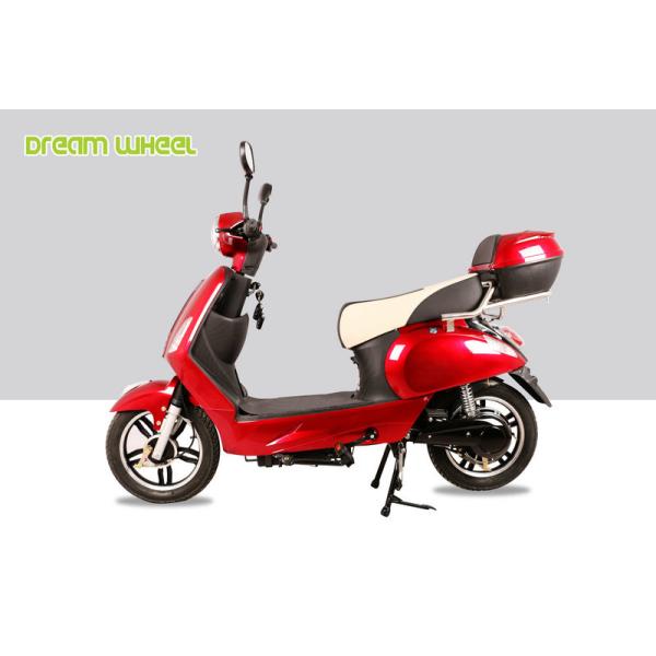 32km/h Pedal Assisted Electric Scooter , 16"X3.0 Electric Vespa Type Scooter