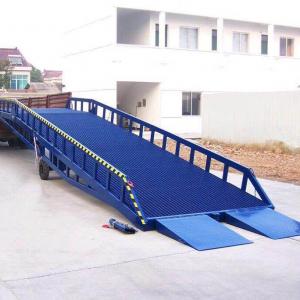 Buy cheap 8 Ton Capacity Forklift Truck Accessories , Hydraulic Mobile Dock Yard Ramp For Forklift product