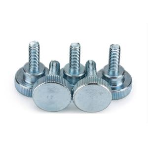 Flared Collar Precision Shoulder Screws Knurled Head With Fully Threaded