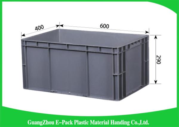 Quality Customized Large Plastic Storage Containers , Warehouse Stackable Plastic Boxes for sale
