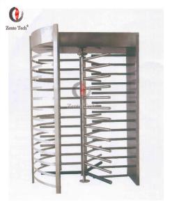 SUS 304 Silver Full Height Security Gate Turnstile Barrier Gate