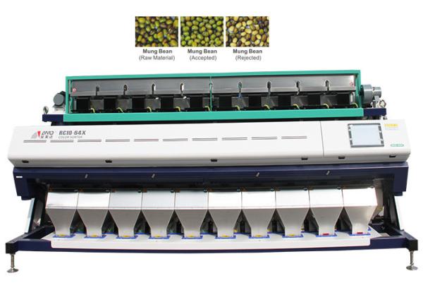 Quality High Frequency Solenoid Valve Bean Color Sorter Machine For High Accuracy Sorting for sale