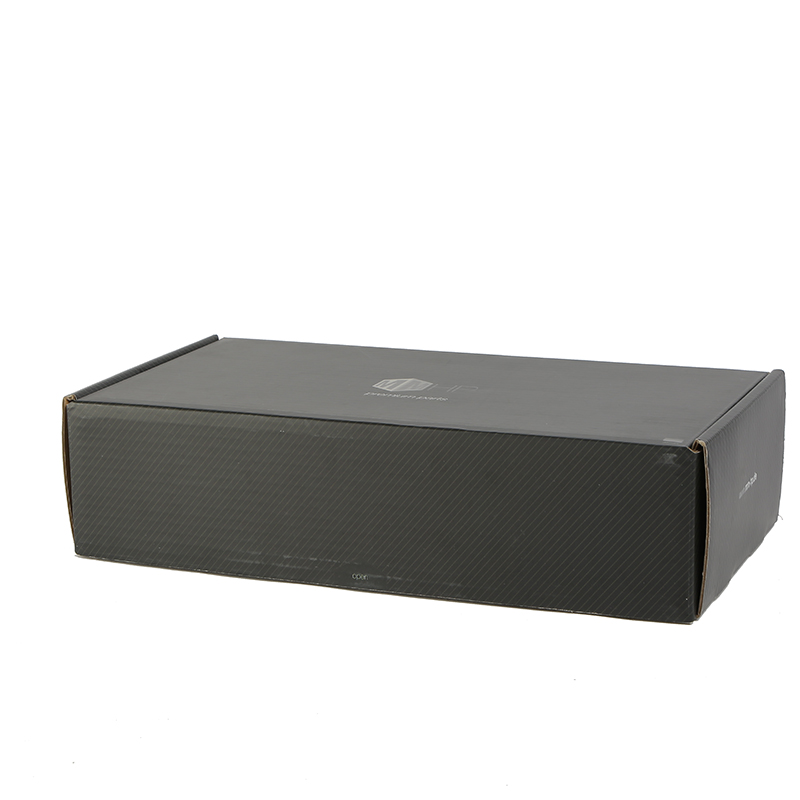 Custom Size Accepted Matte Black Corrugated Mailer Shipping Box Packaging For Mailing