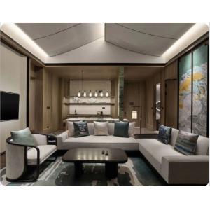 Hardwood Modern Hotel Furniture Bedroom Package Deal Single Sofa