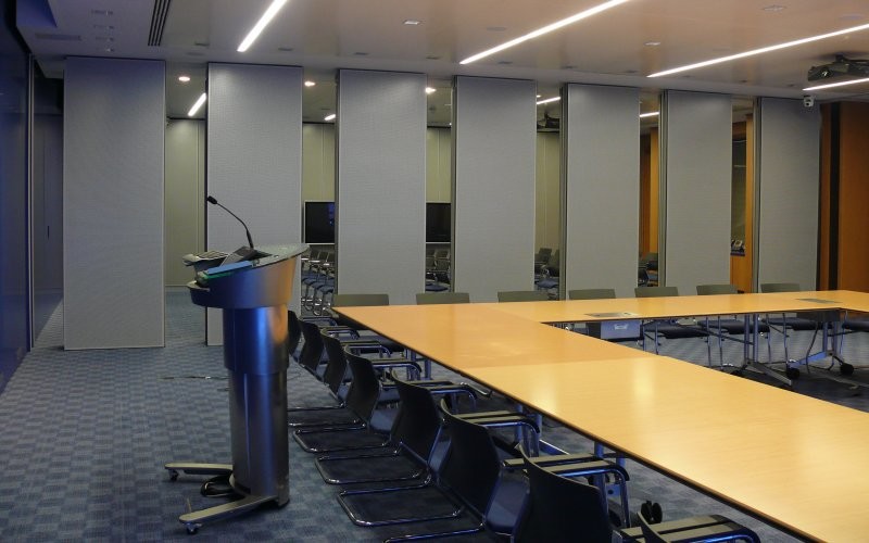100mm Super High Type Function Hall Acoustic Folding Hotel Acoustic Mobile Partition Walls