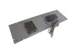 PS2 107 Keys IP65 Stainless Steel Numeric Keypad With Trackball