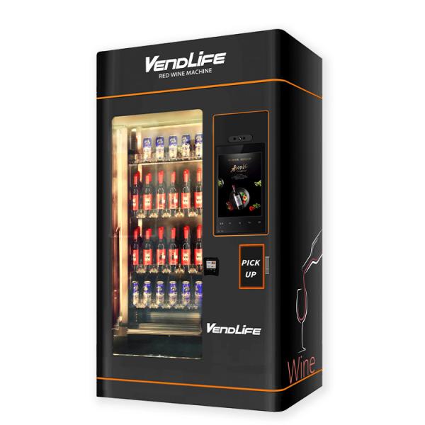 Quality DEX Wine Bottle Vending Machine , 550kg Champagne Vending Machine for sale