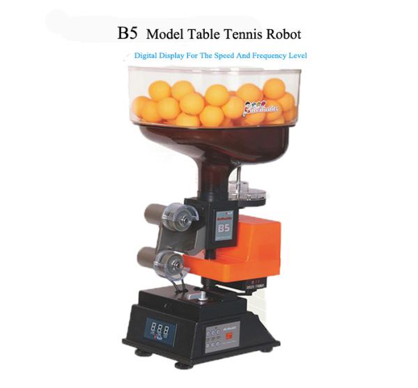 Quality Small Table Tennis Robot Digital Display For Beginner And Children 50Hz for sale