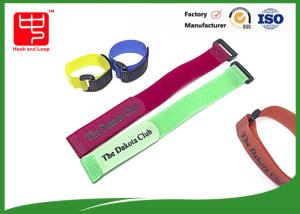 Buy cheap Printing Hook &amp; Loop Fastener / Custom Logo Cinching Straps product