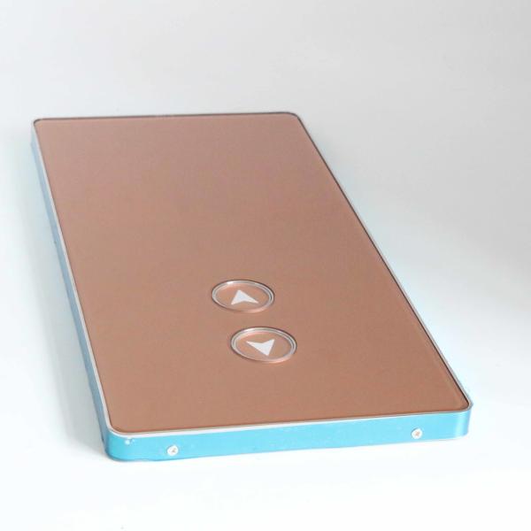 Quality Double Display Up/Down Arrow Button Glass Panel Hop LOP Elevator Parts for sale