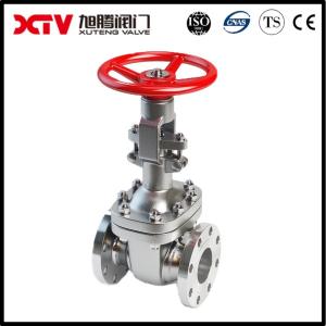 China Stainless Steel Flanged Rising Stem Gate Valve with Thread Position of Valve Rod on sale