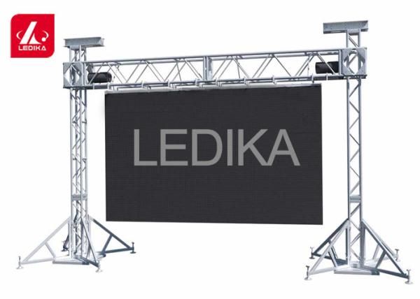 Quality Portable Aluminum Goal Post Banner Truss Tower System For Hanging Speaker for sale