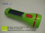 BN-405S Emergency Lighter Solar Torchlight LED Flashlight with Side Lamp