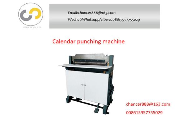 Quality Hardcover punching machine for calendar, notebooks, bound-book for sale