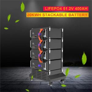 Deep Cycles Stacked Lithium Battery Pack LiFePO4 Battery Customization