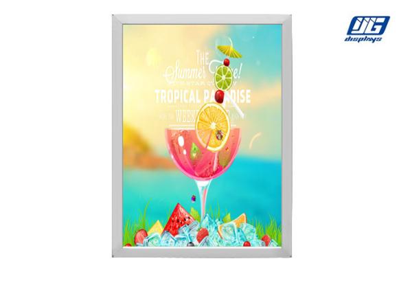 YGY A2 Image Size Super Thin Anodized Silver Snap Poster Frames / LED Poster