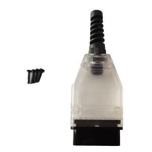 China Transparent Car OBD Scanner Adapter Practical Flat Angle Male on sale
