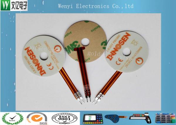 Single Key Waterproof FPC Membrane Switch With Numerical Serial Number Digital