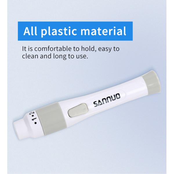 Clear Protective Cap Glucometer Needle Pen For Blood Collection
